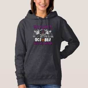 Pull À Capuche Sorcières Octobre Halloween Crâne Chapeau de Sorci