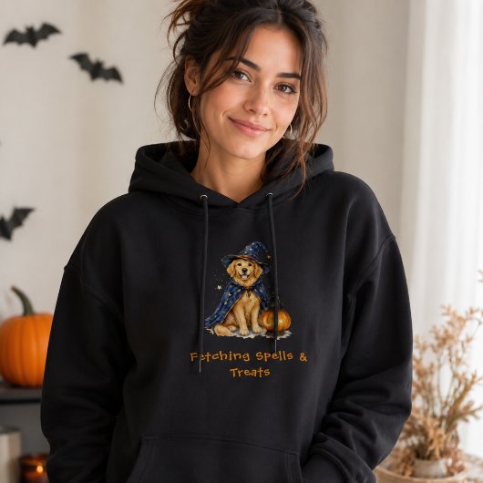 Pull À Capuche Sortilèges de magicien retriever doré mignon Hallo