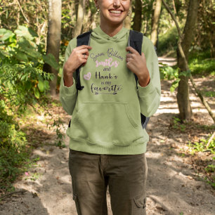Pull À Capuche Sourire favori de l'amour : Luminosité personnalis