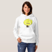 Pull À Capuche Souris mignonne avec dessin animé au fromage (Devant entier)