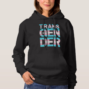 Pull À Capuche Soutien de la fierté transgenre Trans Rainbow Lgbt