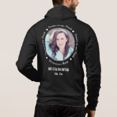 Pull À Capuche Souvenir élégant Mémorial photo personnalisé (Dos)