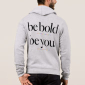 Pull À Capuche Soyez Audacieux Soyez Vous Typographie de déclarat (Dos)