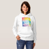 Pull À Capuche Soyez gentil avec votre esprit (Devant entier)