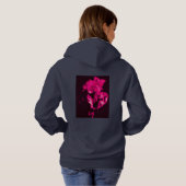 Pull À Capuche Soyez ma chemise Valentine Iris (Dos entier)