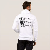 Pull À Capuche Soyez Vous Faites Vous Pour Vous-86744 (Dos entier)