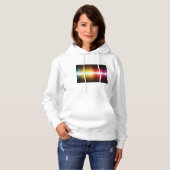 Pull À Capuche Spectre musical Soundwave Vibrant Audio Visualizer (Devant entier)