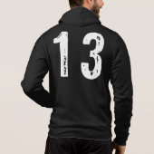 Pull À Capuche Sport numéro 13 (Dos)