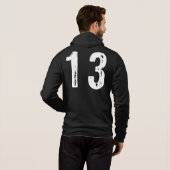 Pull À Capuche Sport numéro 13 (Dos entier)