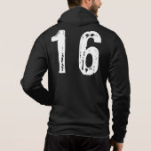 Pull À Capuche Sport numéro 16 (Dos)