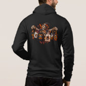 Pull À Capuche Squelette « Creepin' It Real » (Dos)