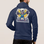 Pull À Capuche « Squelette de dessin animé mignon qui fait de la (Dos)