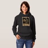 Pull À Capuche Squelette penseur (Devant entier)