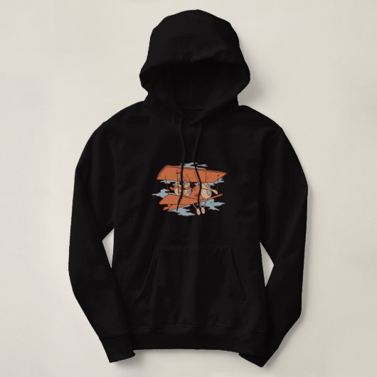 Pull À Capuche Squirrel Lover Drôle graphique pilote d'écureuil p (Design devant)