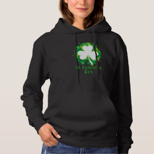 Pull À Capuche St Patrick S Day Clover Green Irlande Clover