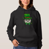 Pull À Capuche St Patrick's Day Leprechaun Otter Shamrock Otter   (Devant)