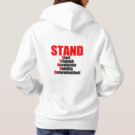 Pull À Capuche STAND, collection (Dos)