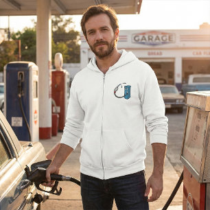 Pull À Capuche Station-service de pompe à essence drôle
