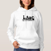 Pull À Capuche Steam Locomotive Womens Hoodie (Devant)