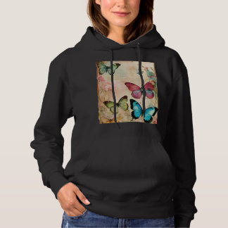 Pull À Capuche Steampunk Butterfly Skull – Luxury Abstract Street