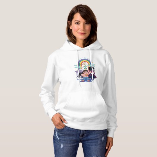 Pull À Capuche Steven Universe - Aimez-vous (Devant entier)