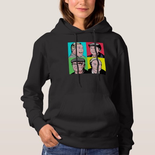 Pull À Capuche Stickers écossais de jeu (Devant)