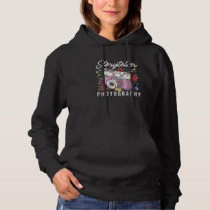 Pull À Capuche Storyteller Photographe Caméra Photographe Flowe