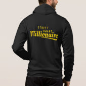 Pull À Capuche Street Smart MillionaireMC Édition de l'éclat de r (Dos)