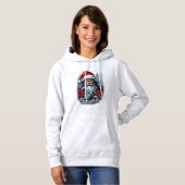 Pull À Capuche Striking Samurai Santa Claus (Devant entier)