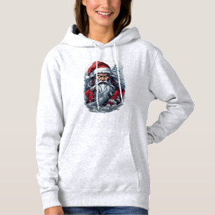 Pull À Capuche Striking Samurai Santa Claus
