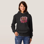 Pull À Capuche Strong as a Mother – Floral Empowerment Art (Devant entier)