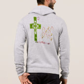 Pull À Capuche Style de fleurs éblouissant (Dos)