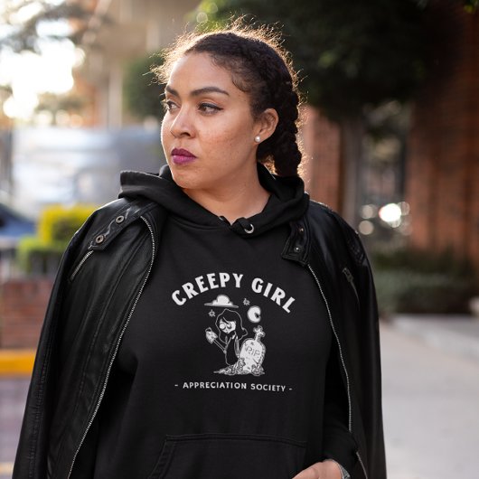 Pull À Capuche Style d'horreur féminine Déplaisante