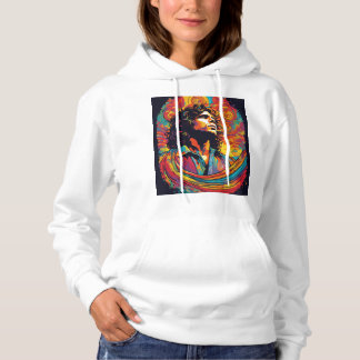 Pull À Capuche Style Tête-Tournant ArtistiqueHoodie Colorful Conf