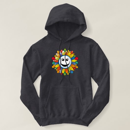 Pull À Capuche Sunny Ray Flower (Design devant)