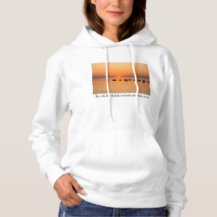 Pull À Capuche Sunrise Du Lac Orange