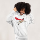 Pull À Capuche Super Biscuit Flying Carlin Chien Papa Maman