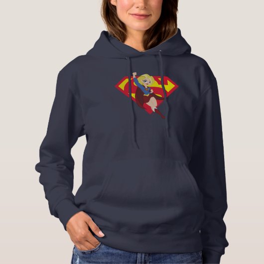 Pull À Capuche Super Hero filles Supergirl DC (Devant)