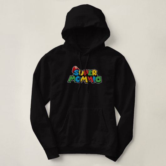 Pull À Capuche Super Mommio pour la meilleure maman (Design devant)