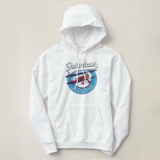 Pull À Capuche Superbe Scotland style rétro patch voyage (Design devant)