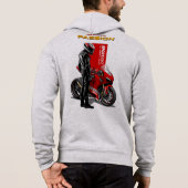 Pull À Capuche Superbike Racing Maximum Passion Biker Graphique 1 (Dos)