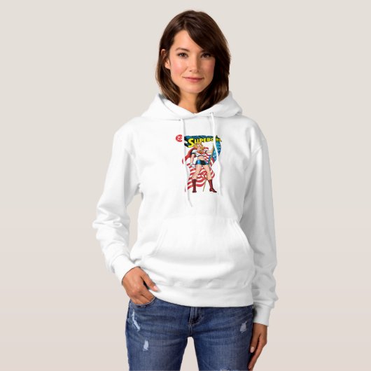 Pull À Capuche Superfille (Devant entier)