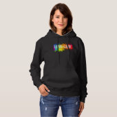 Pull À Capuche Support Lgb Love Is Love Lgbt Pride (Devant entier)