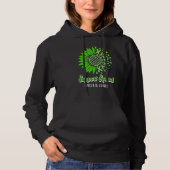 Pull À Capuche Support Squad Mental Health Awareness Green Ribbon (Devant)
