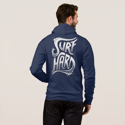 Pull À Capuche Surf dur (Dos entier)