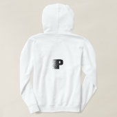 Pull À Capuche Survêtement à effet de désintégration de la lettre (Design dos)