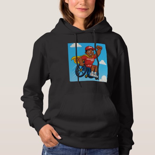 Pull À Capuche Survêtement de super-héros pour femmes (Devant)