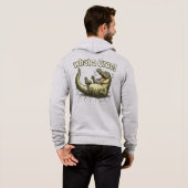 Pull À Capuche Survêtement What A Croc - Cadeau drôle avec monogr (Dos entier)