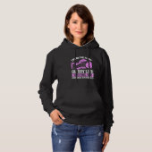 Pull À Capuche Survivant de la surdose et du ruban violet (Devant entier)
