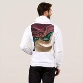 Pull À Capuche Sweat-shirt à capuche avec fermeture éclair complè (Dos entier)